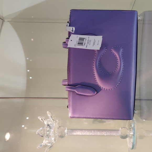 New! Nina Small Tote in Silver/Light Violet